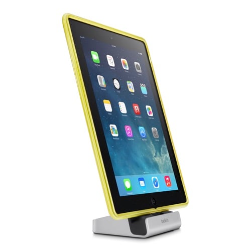 Belkin Express Dock iPad iPhone Yellow Side