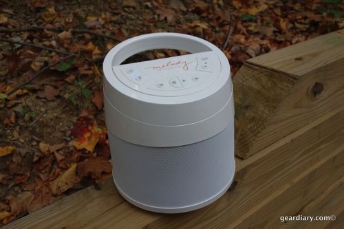 Soundcast Melody Bluetooth Speaker - Weatherproof Omnidirectional Sound with Great Portability