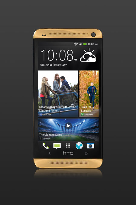 Gold Plated HTC One is Rare, Costly, and Pretty Ugly