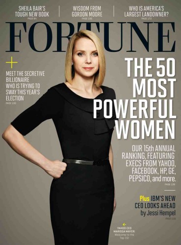 Marissa Meyer on the cover of Fortune Magazine