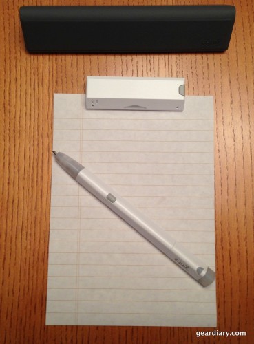 The Jot, ready to write.