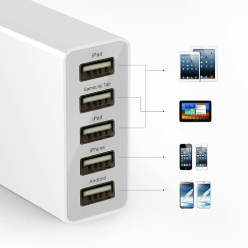 Anker 5V  5A 5 Port Wall Charger