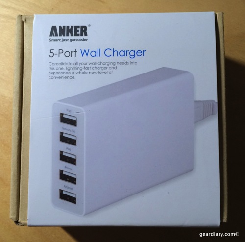 Charge It All On the Go with the Anker 5V / 5A 5-Port Wall Charger