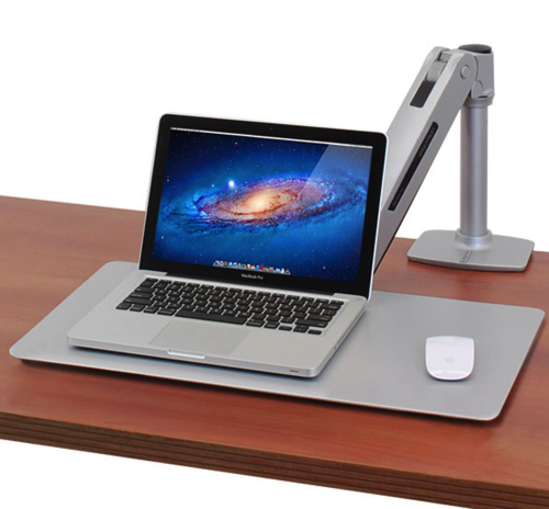 Ergotron WorkFit-P Sit-Stand Workstation for Apple Lets You Think on Your Toes