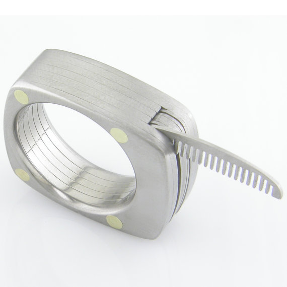 The Man Ring - Solid Titanium Tools You'll Always Have with You!