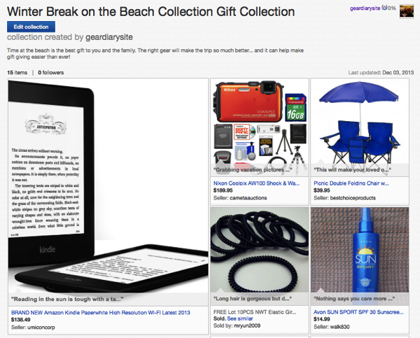 Got the Holiday Gift-Giving Blues? Let eBay Collections Lend a Hand #FOLLOWITFINDIT