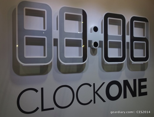 ClockOne E-Ink Wall Clock Puts Time on a Diet