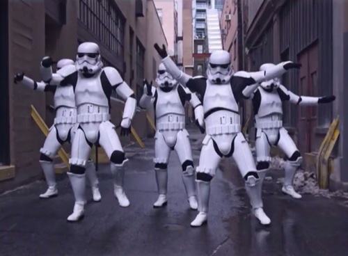 Darth Vader to Stormtroopers, "I'll Do the Choreography from Now On"