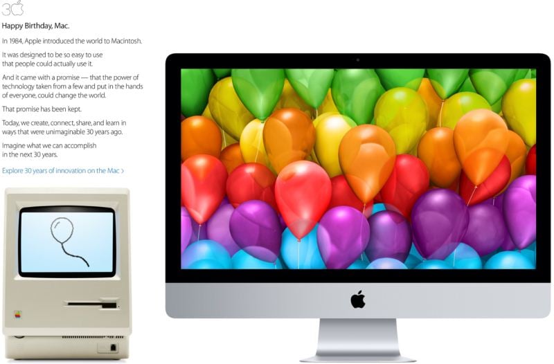 Apple Celebrates 30 Years of the Mac; Here Is Their Video and Other Classic Mac Ads