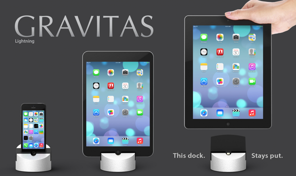 Henge Docks' Gravitas Brings Weight to the iPhone and iPad Dock Market