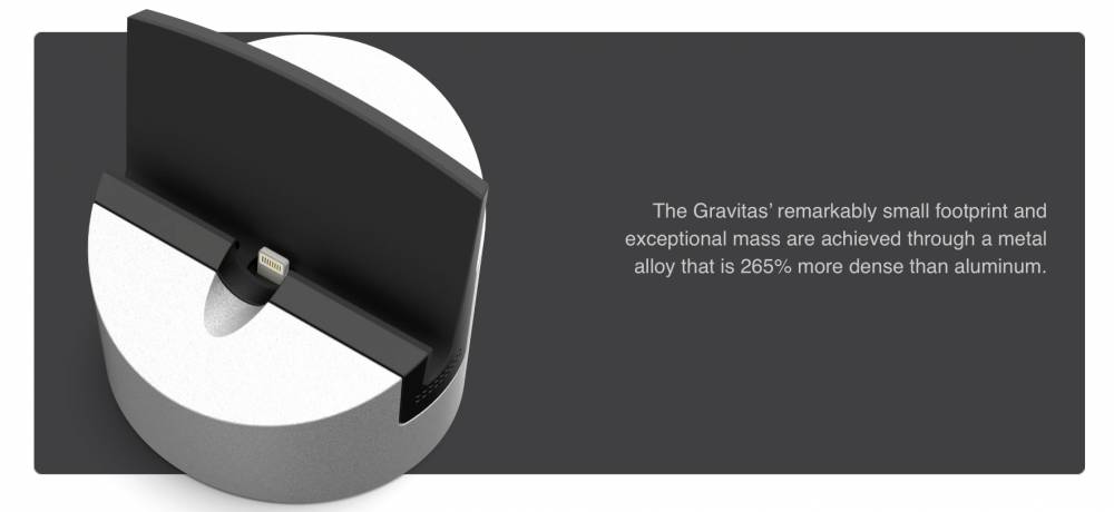 Henge Docks' Gravitas Brings Weight to the iPhone and iPad Dock Market 4 Henge Docks' Gravitas Brings Weight to the iPhone and iPad Dock Market