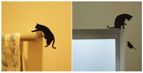 You'll Never Clean the Litter Box with These Feline Stickers