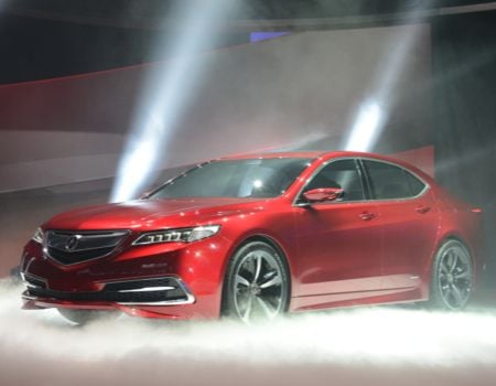 Acura rolled out its TLX Sedan prototype