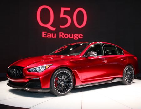 Infiniti also introduced the Q50 Eau Rouge Concept