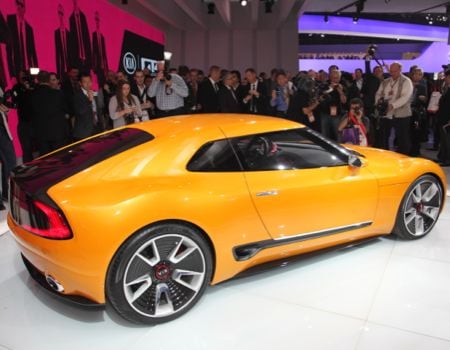 Kia wowed the crowd with its GT4 Stinger concept