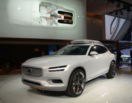 Volvo wrapped up Day One at NAIAS with its Concept XC Coupe unveiling