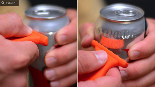 A Tiny Stamp Brands Your Can To Make Sure No One Steals Your Drink