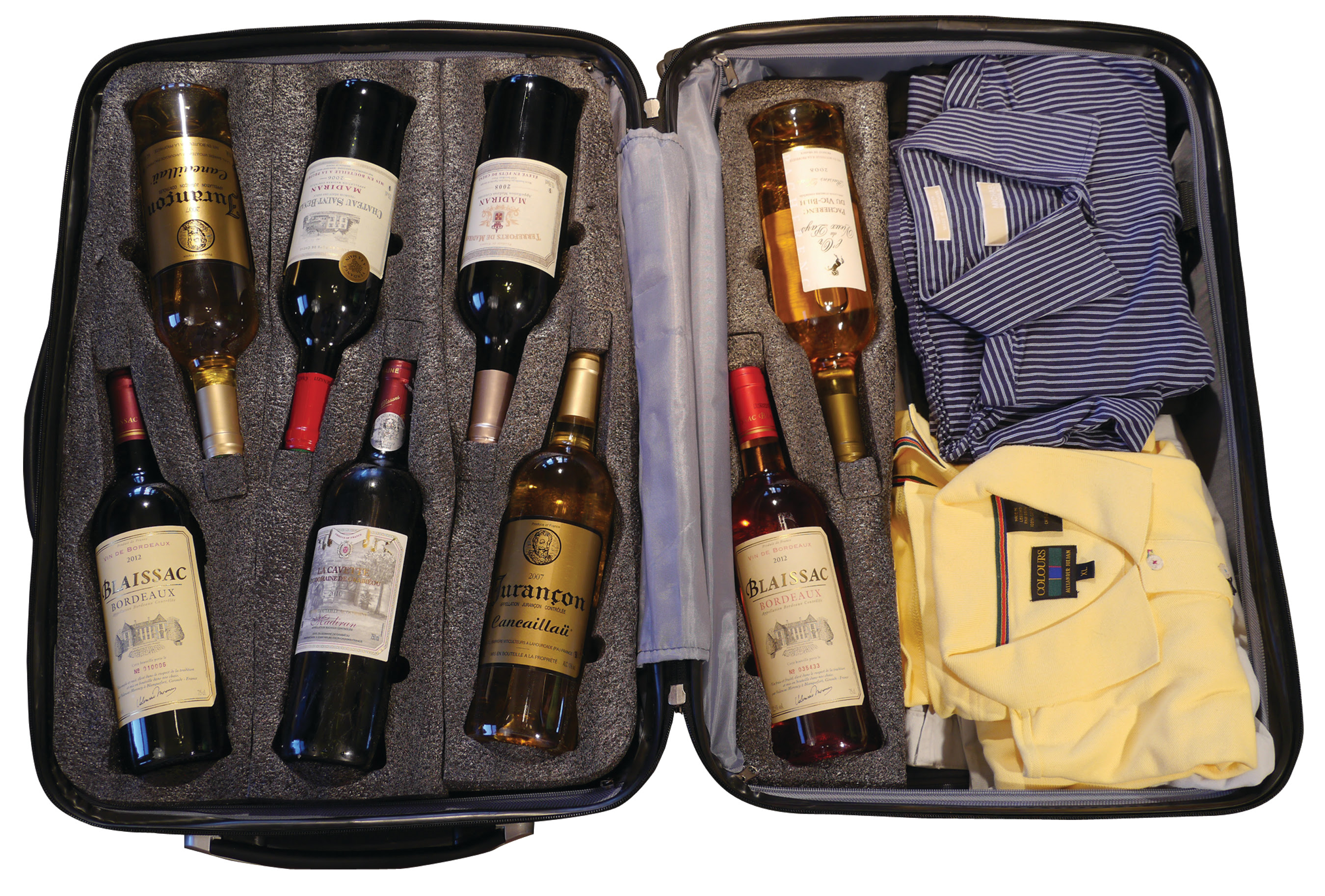 VinGarde Valise Wine Suitcase Gets Bottles There Intact