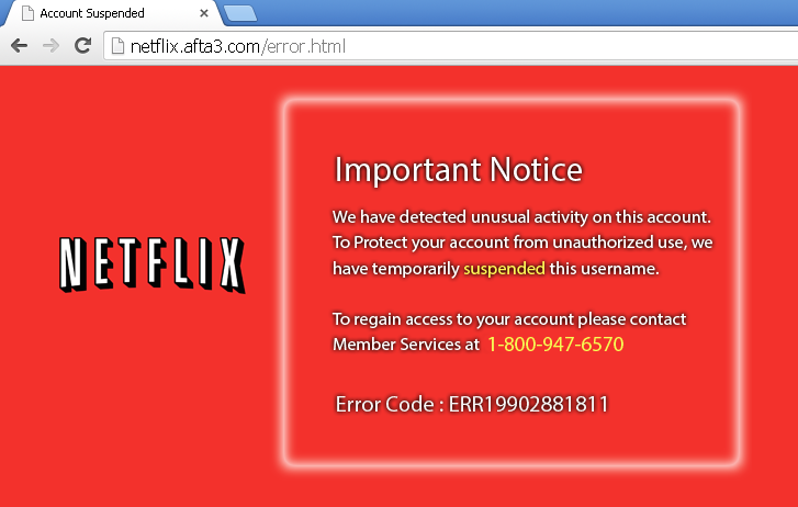 Netflix Support Scam Brazenly Uses Bogus Call Center and Remote Control