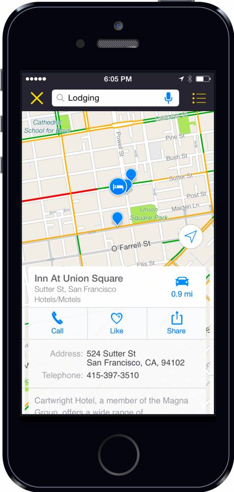 Scout for iPhone App Updated to Include In-Route Suggestions 4 Scout for iPhone App Updated to Include In-Route Suggestions