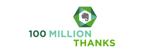Evernote Tops 100 Million Users! #Evernote