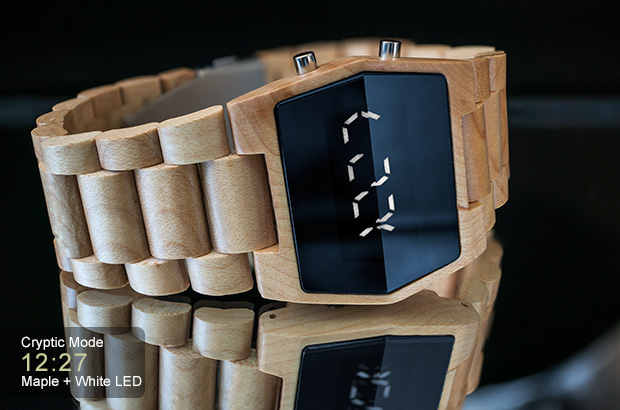 The Kisai Xtal Wood Watch Puts a Bit of Nature on Your Wrist