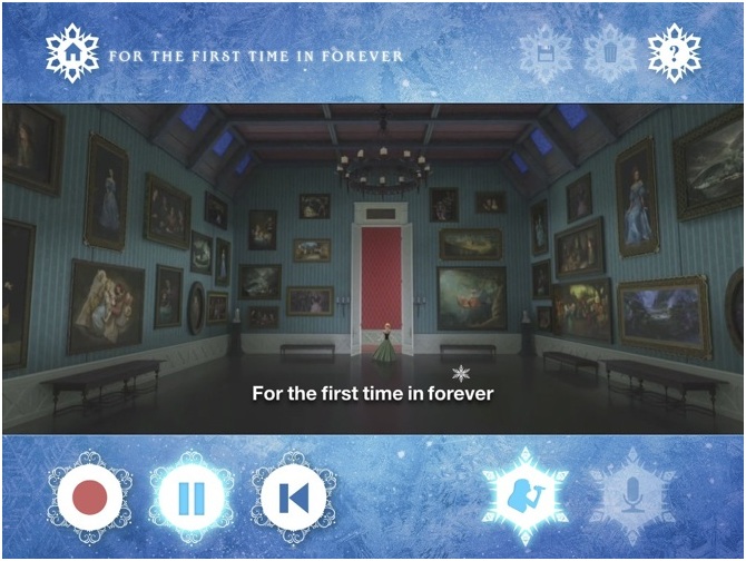 Disney Karaoke: Frozen App Review for iPad