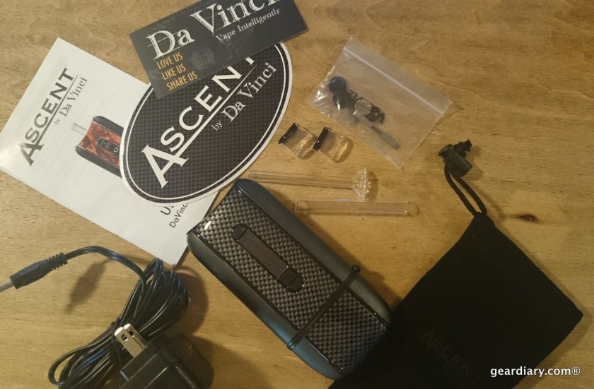 Gear Diary Reviews the Ascent DaVinci Vaporizer for Aromatic Oils and Herb Blends.03