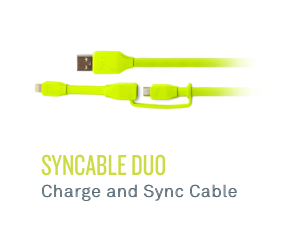 A Single TYLT SYNCABLE-DUO Charge-and-Sync Cable Is All You Need