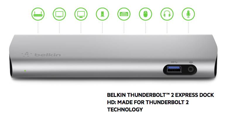 Belkin Thunderbolt 2 Express Dock HD Puts Your Laptop on Your Desktop 2 Belkin Thunderbolt 2 Express Dock HD Puts Your Laptop on Your Desktop