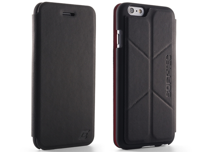 Soft Tec Case for iPhone 6 Black Red