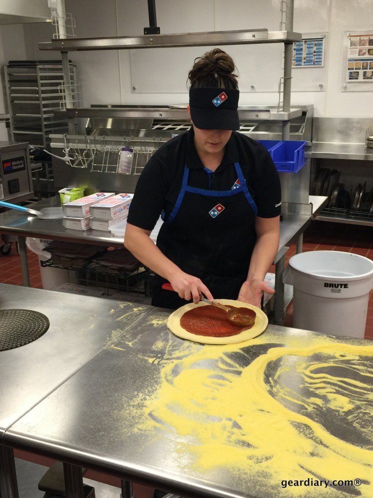 Domino's Pizza Blogger Day: A Peek Under the Cheese #DPZBloggerDay14