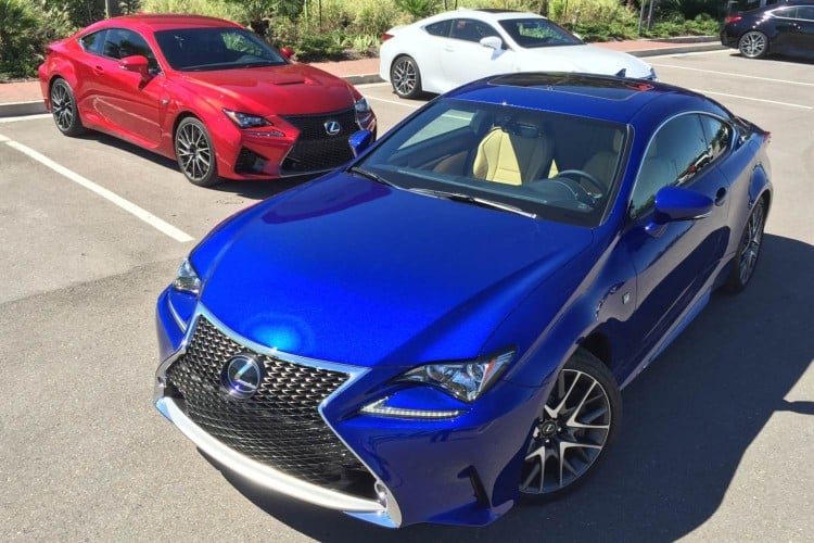 2015 Lexus RC 350 and RC F/Images by Author