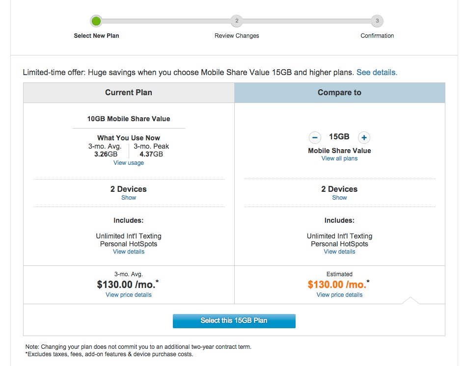 AT&T Joins the Party - Bumps 10 GB Mobile Share Plan to 15 GB at No Extra Cost