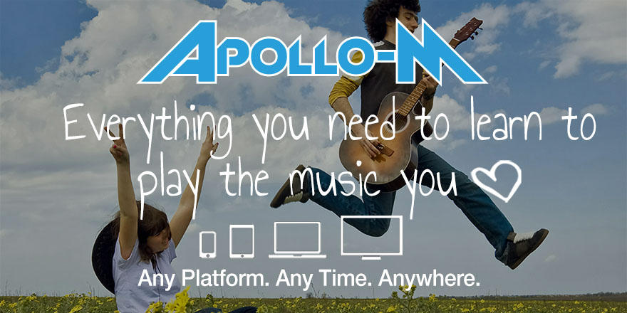 Apollo-M Delivers Unlimited Music Lessons to Musicians for $4.95 Per Month