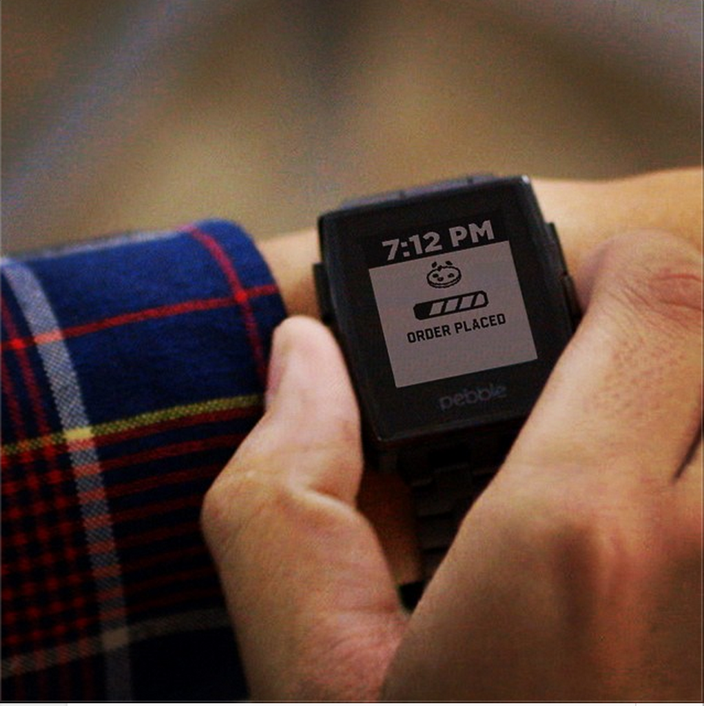 Track Your Domino's Pizza Order from Your Pebble Watch