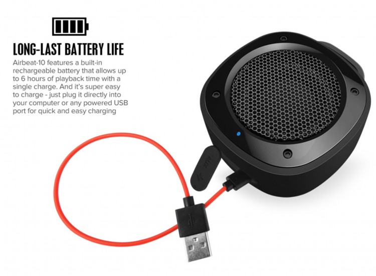 Divoom Airbeat-10 Water-Resistant Bicycle and Shower Bluetooth Speaker 9 Divoom Airbeat-10 Water-Resistant Bicycle and Shower Bluetooth Speaker