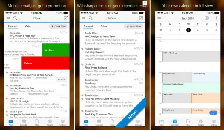 New Outlook App Brings Truly Universal Inbox to iOS and Android