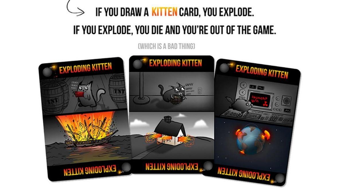 Exploding Kittens Game Fundraising Breaks Kickstarter Record
