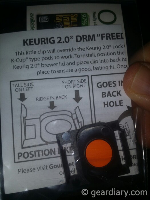 Easily Defeat Keurig 2.0 DRM with the Roger's Coffee Freedom Clip
