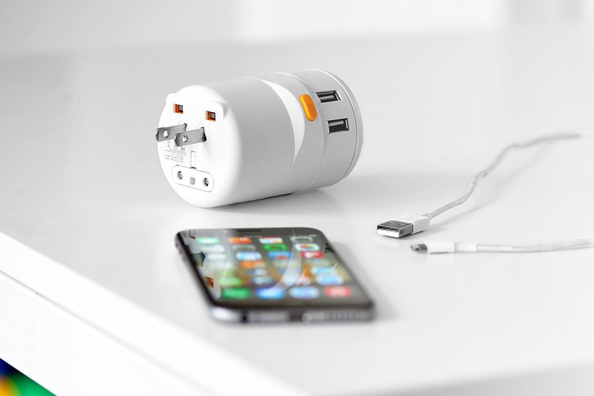 Oneadaptr Twist World Travel Adapter Handles Your Overseas Device Charging