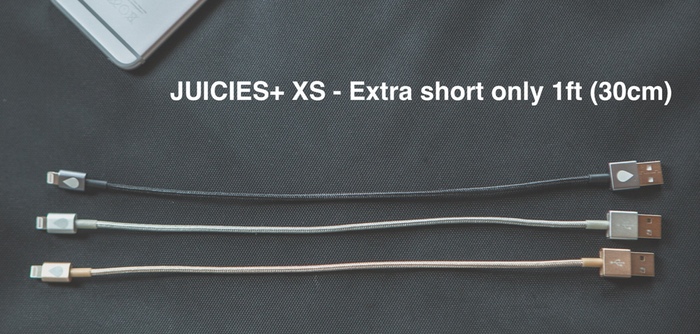 Juicies is Back on Kickstarter with Their XL and XS Juicies+ USB Cables