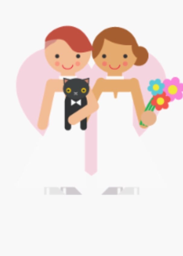 Facebook's "Wedding" Stickers Have Some Odd Connotations