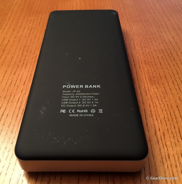 EasyAcc Powerbank PB20000AP Review-Super Capacity, Super Size