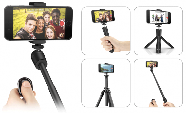 IK Multimedia Introduces iKlip Grip, Video Stand with BT Shutter Control