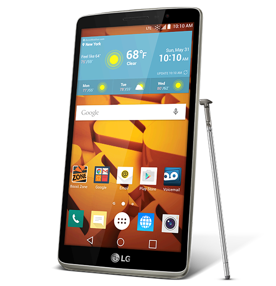 LG's G Stylo Smartphone Available Now Through Boost Mobile; Sprint in June