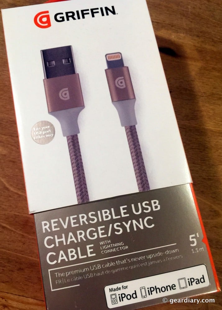 Griffin Reversible USB Charge Sync Cable: 5 Feet of Awesomeness