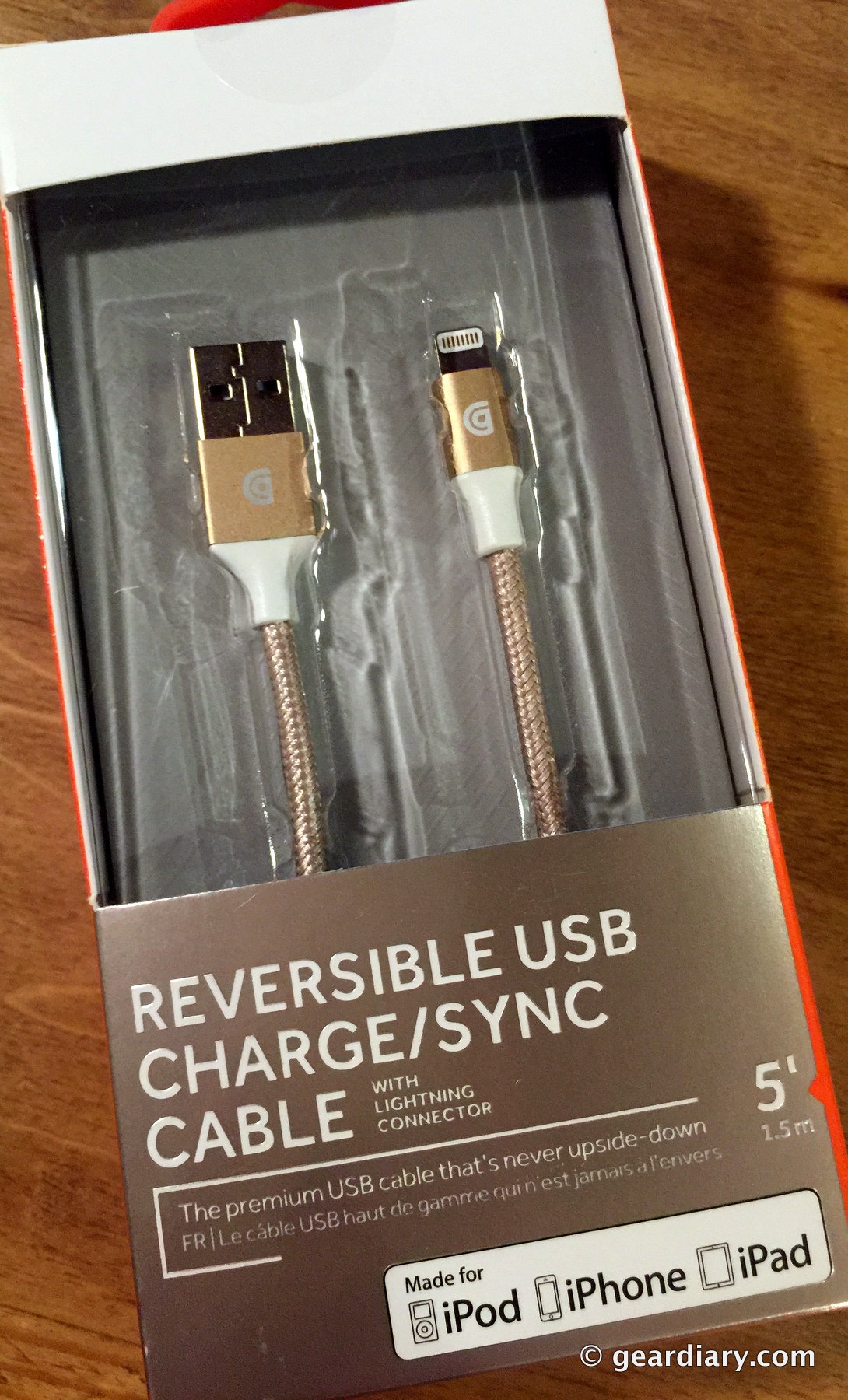 Griffin Reversible USB Charge Sync Cable: 5 Feet of Awesomeness