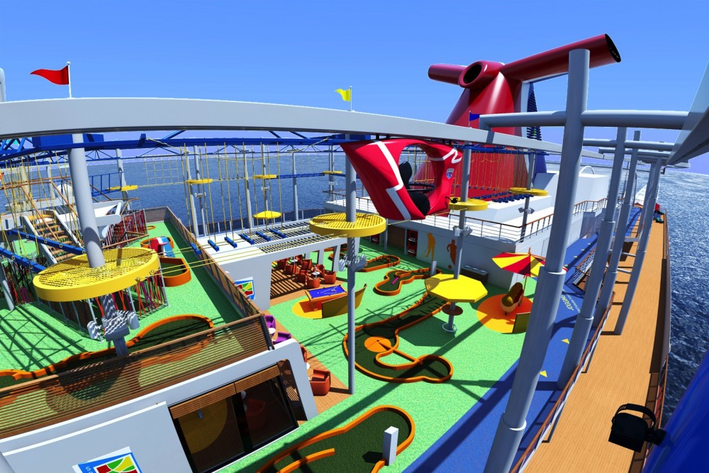 Carnival Vista State-of-the-Art Cruise Ship Launches in Less Than a Year