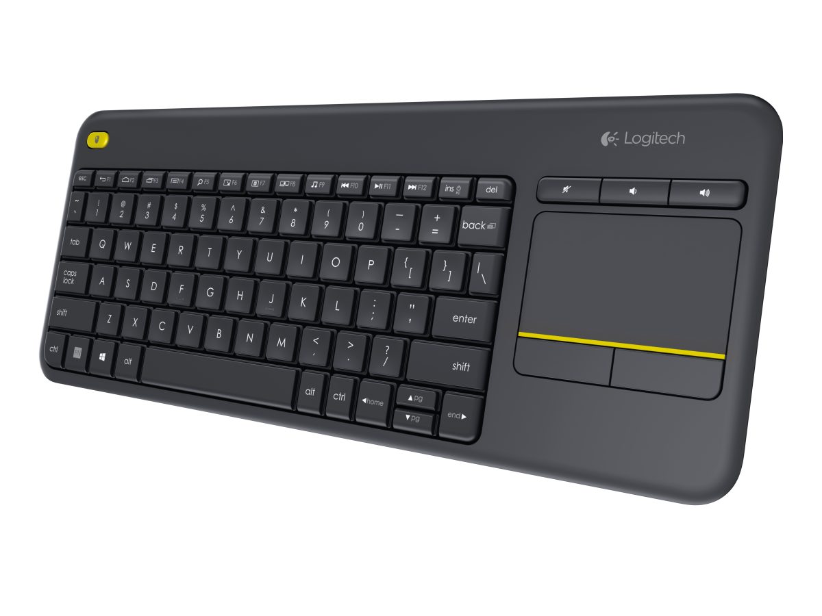 Logitech's K400 Plus Wireless Touch Keyboard Is Perfect for the Living Room